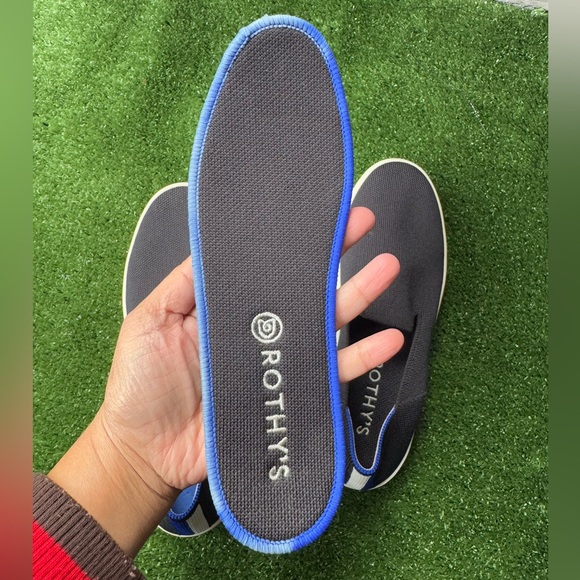 Rothys Original Slip On Black Sneaker - Picture 9 of 10